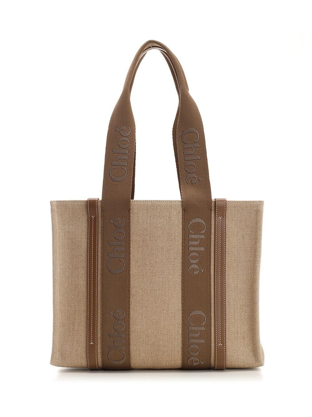 Medium Woody Tote Bag In Dark Nut Product Image