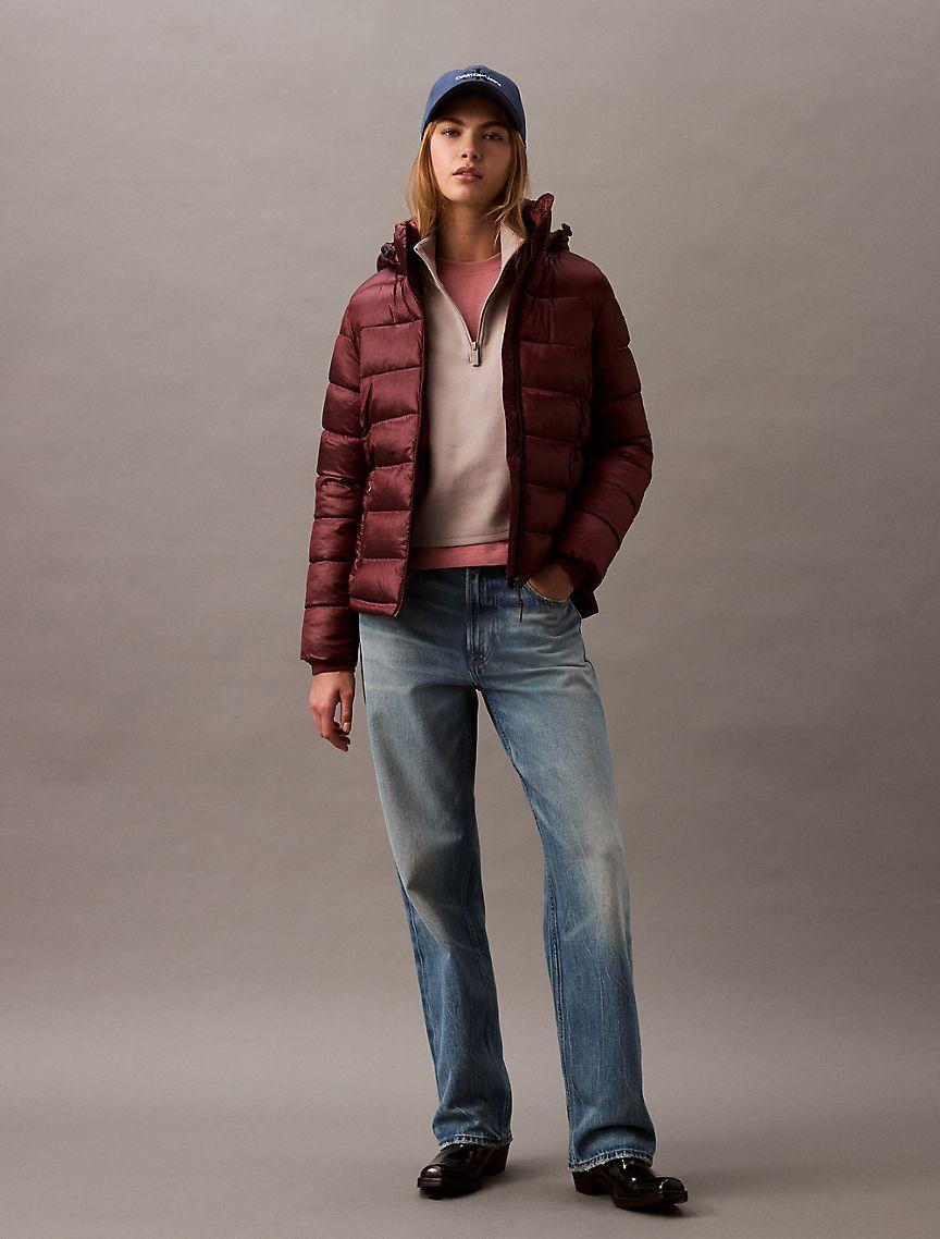 High Shine Lightweight Puffer Jacket Product Image