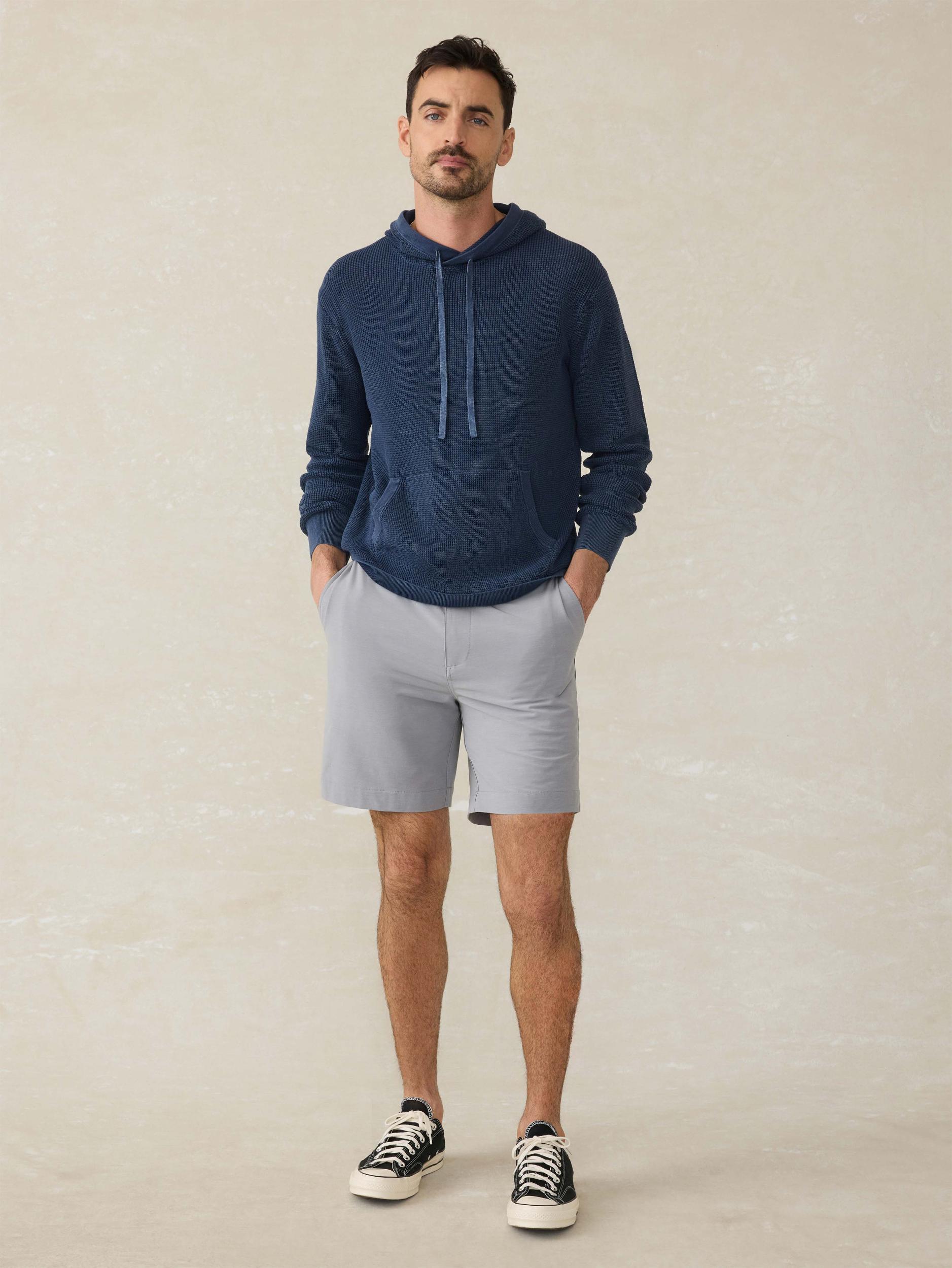 Sunwashed Sweater Hoodie - Blue Nights Male Product Image