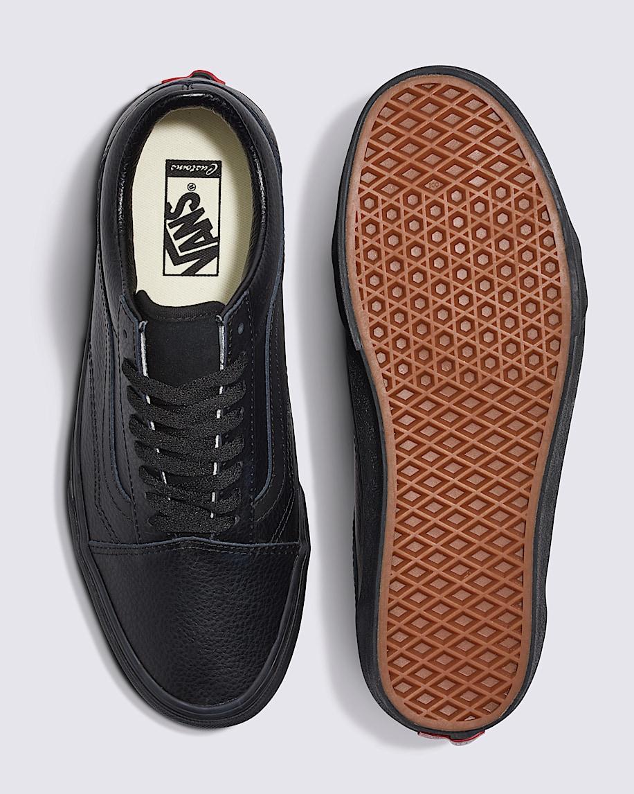 Customs Old Skool Leather Shoe in Customs| Vans US Product Image