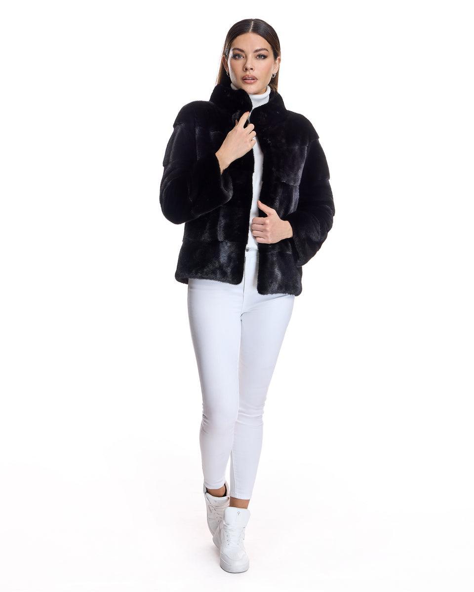 Horizontal Mink Jacket Product Image