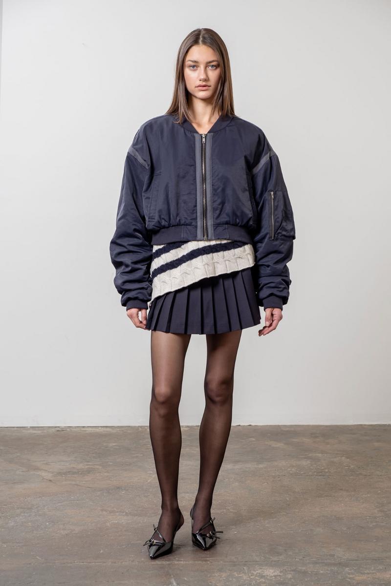 Oversized Bomber Jacket Product Image
