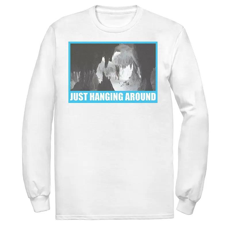 Men's Star Wars Luke Skywalker Just Hanging Around Tee, Size: Medium, White Product Image