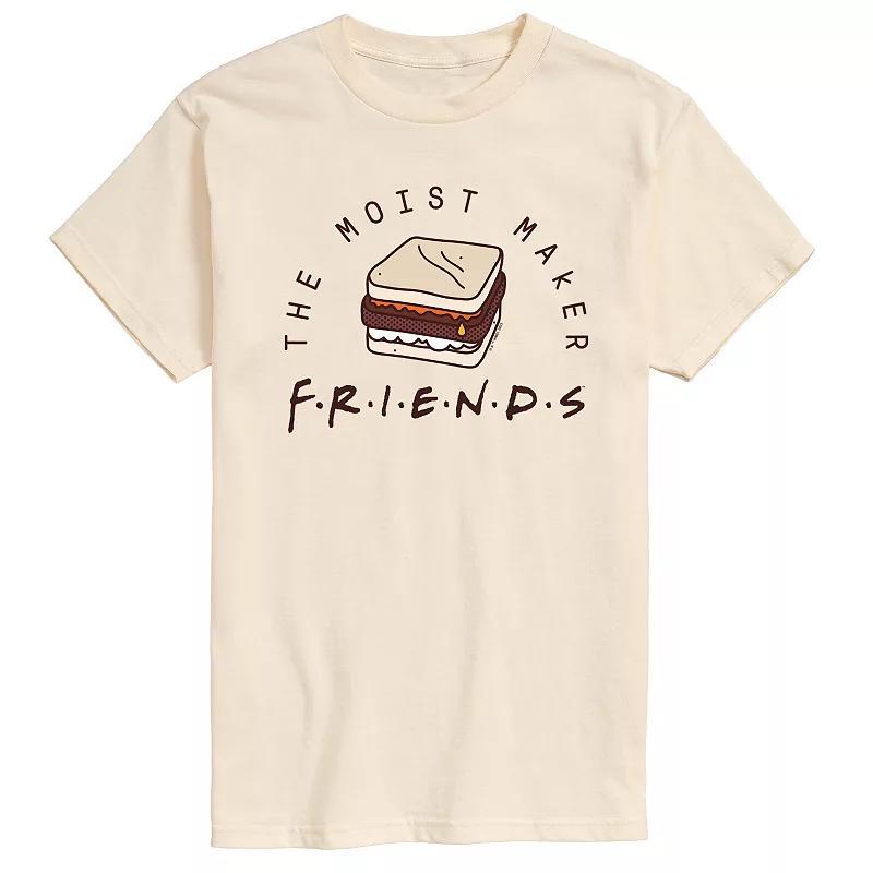 Big & Tall Friends Moist Maker Graphic Tee, Men's, Size: 5XB, White Product Image