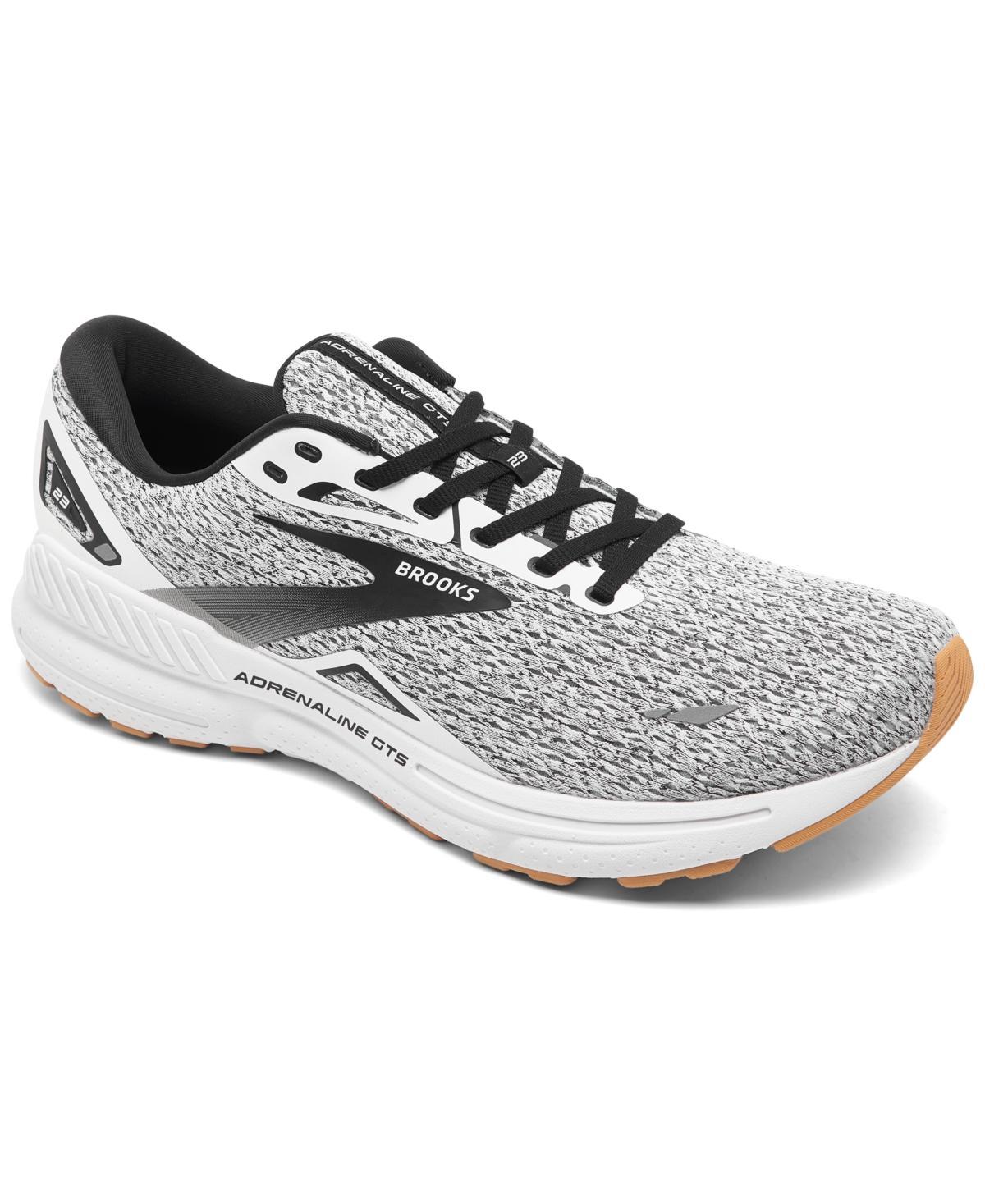 Brooks Mens Brooks Adrenaline GTS 23 - Mens Shoes Black/White Product Image