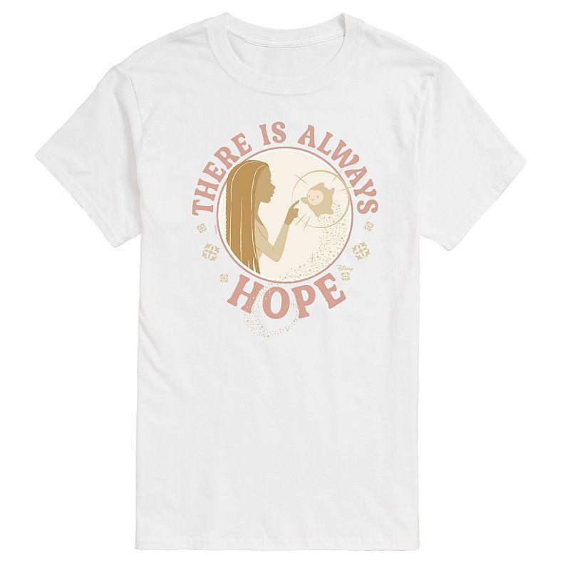 Disney's Wish Asha and Star Men's There Is Always Hope Graphic Tee, Size: XXL, Blue Product Image