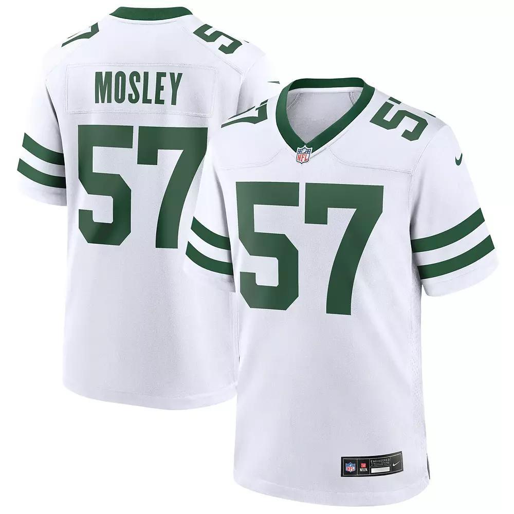 Men&#x27;s Nike C.J. Mosley Legacy White New York Jets Game Jersey,  Product Image