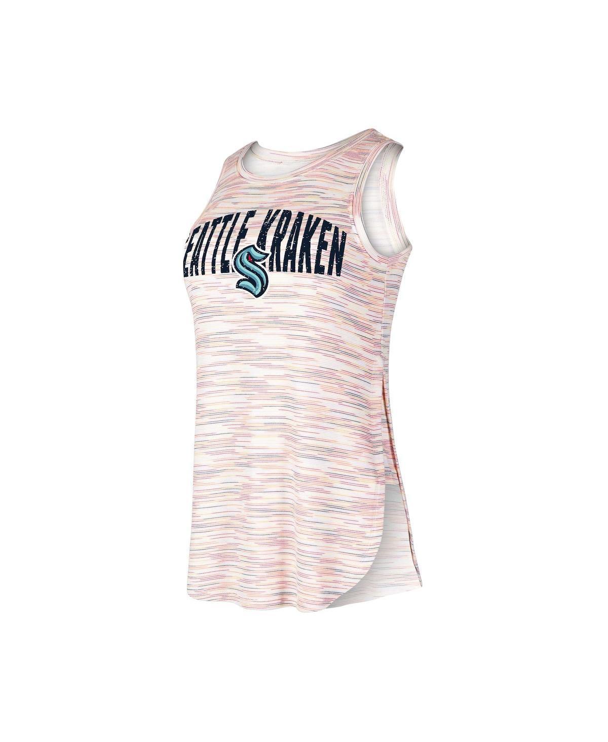 Womens Concepts Sport Seattle Kraken Sunray Multicolor Tri-Blend Tank Top Product Image