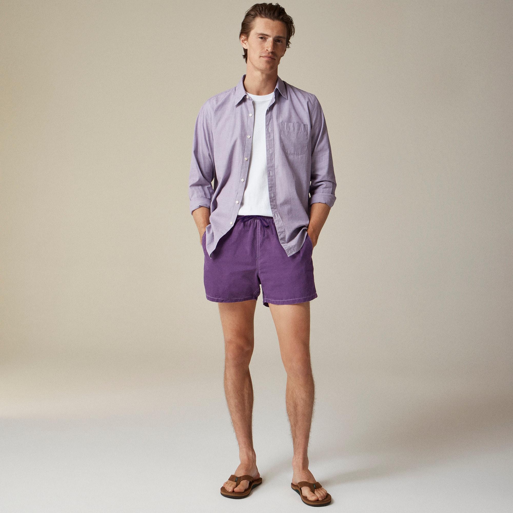 5" pigment-dyed swim trunk Product Image