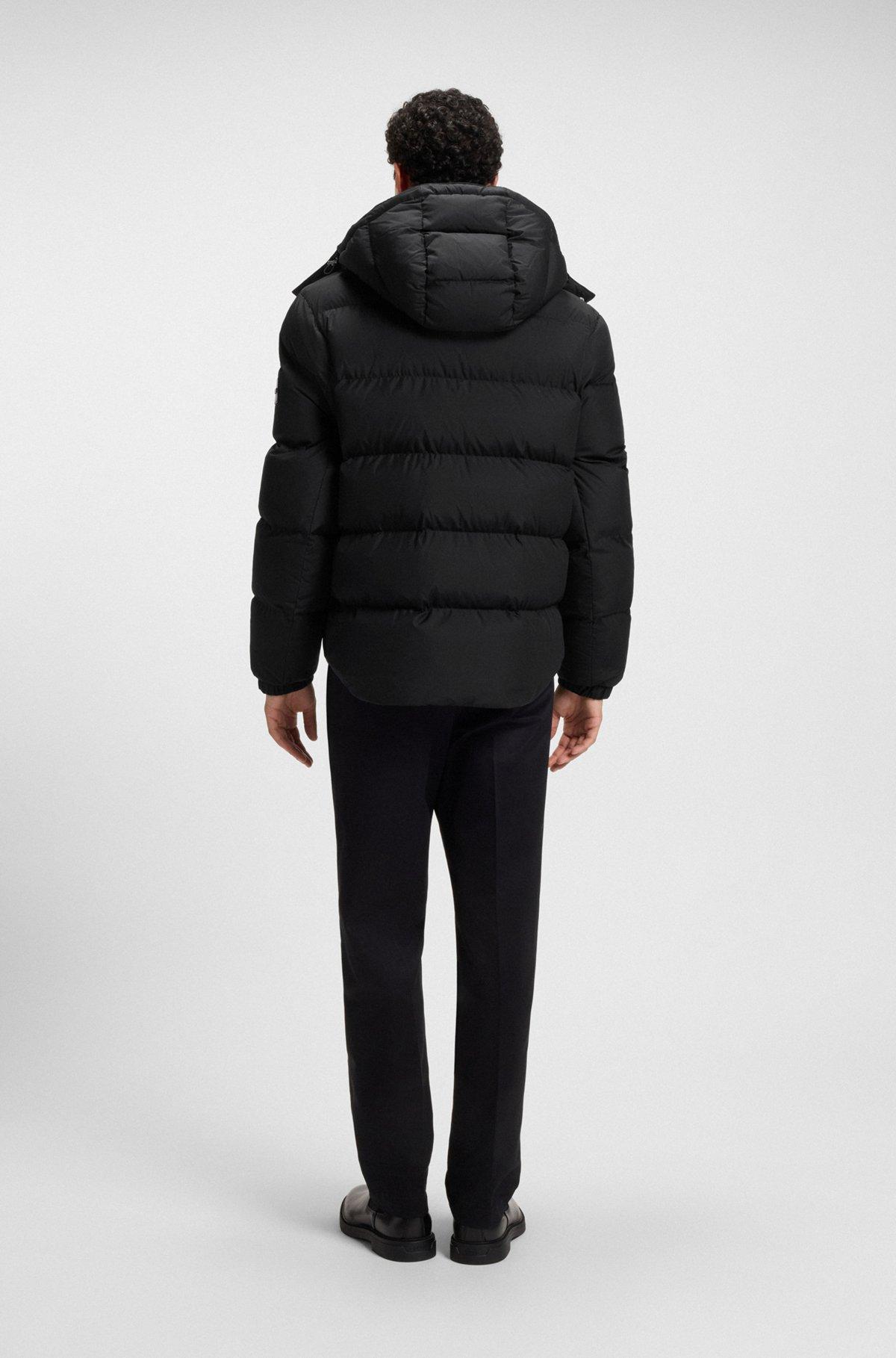 Water-repellent jacket with logo badge Product Image