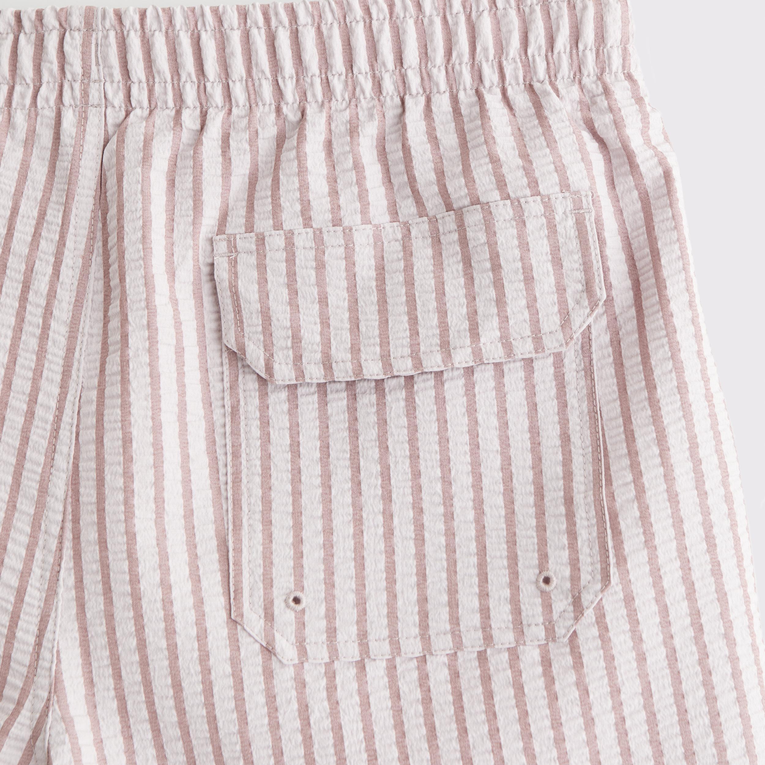 Pull-On Micro-Seersucker Swim Trunk Product Image