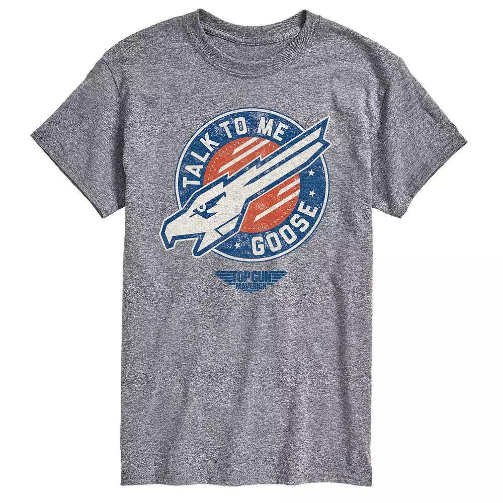 Men's Top Gun Maverick Talk To Me Goose Tee, Size: Medium, Gray Product Image