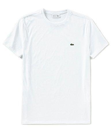 Lacoste Crew Neck Pima Cotton Jersey T-Shirt Black XL Product Image