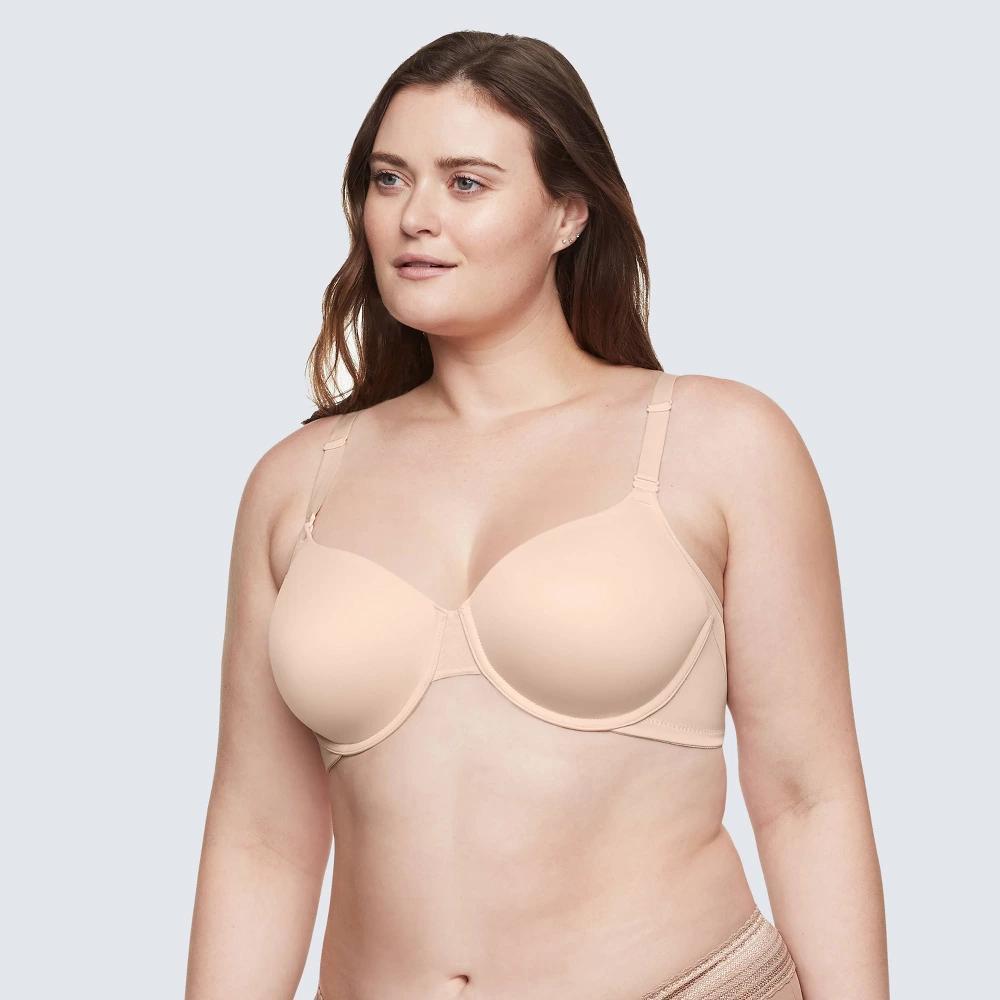 Simply Perfect by Warners Womens Underarm Smoothing Mesh Underwire Bra - Butterscotch 34B Product Image