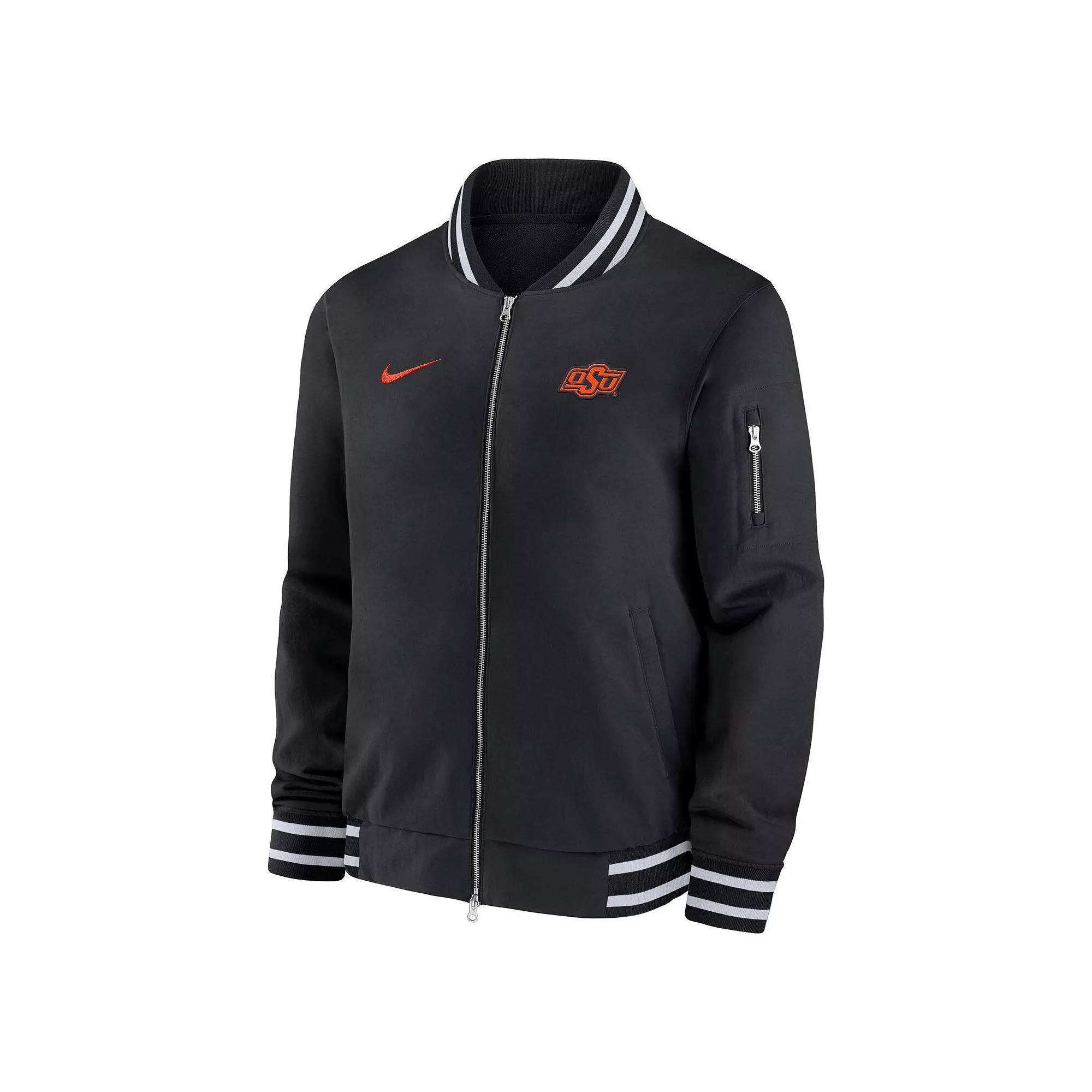 Men's Nike Anthracite Boise State Broncos Full-Zip Bomber Jacket,  Product Image