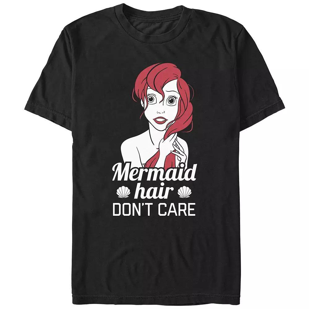 Disney's The Little Mermaid Hair Don't Care Juniors' Boyfriend Graphic Tee, Women's,  Product Image