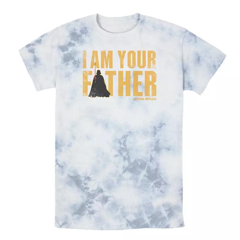 Mens Star Wars Vader I Am Your Father Silhouette Tee, Boys Black Grey Product Image