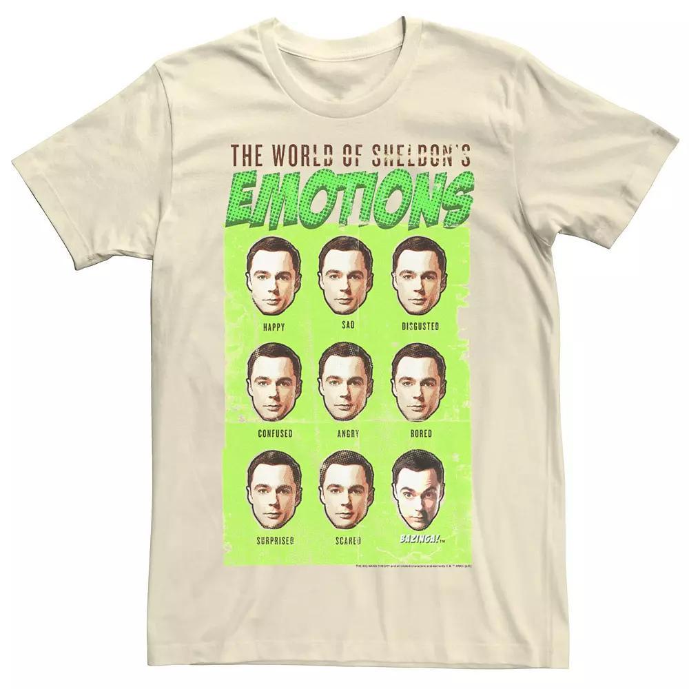 Men's The Big Bang Theory Sheldon's Emotions Tee,  Product Image