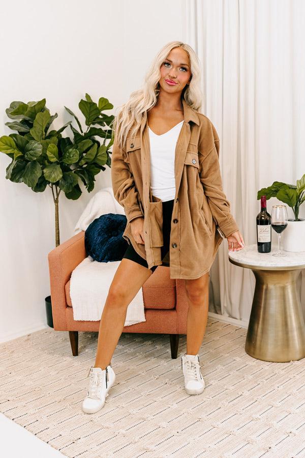 Honey So Snuggly Jacket In Iced Latte Product Image