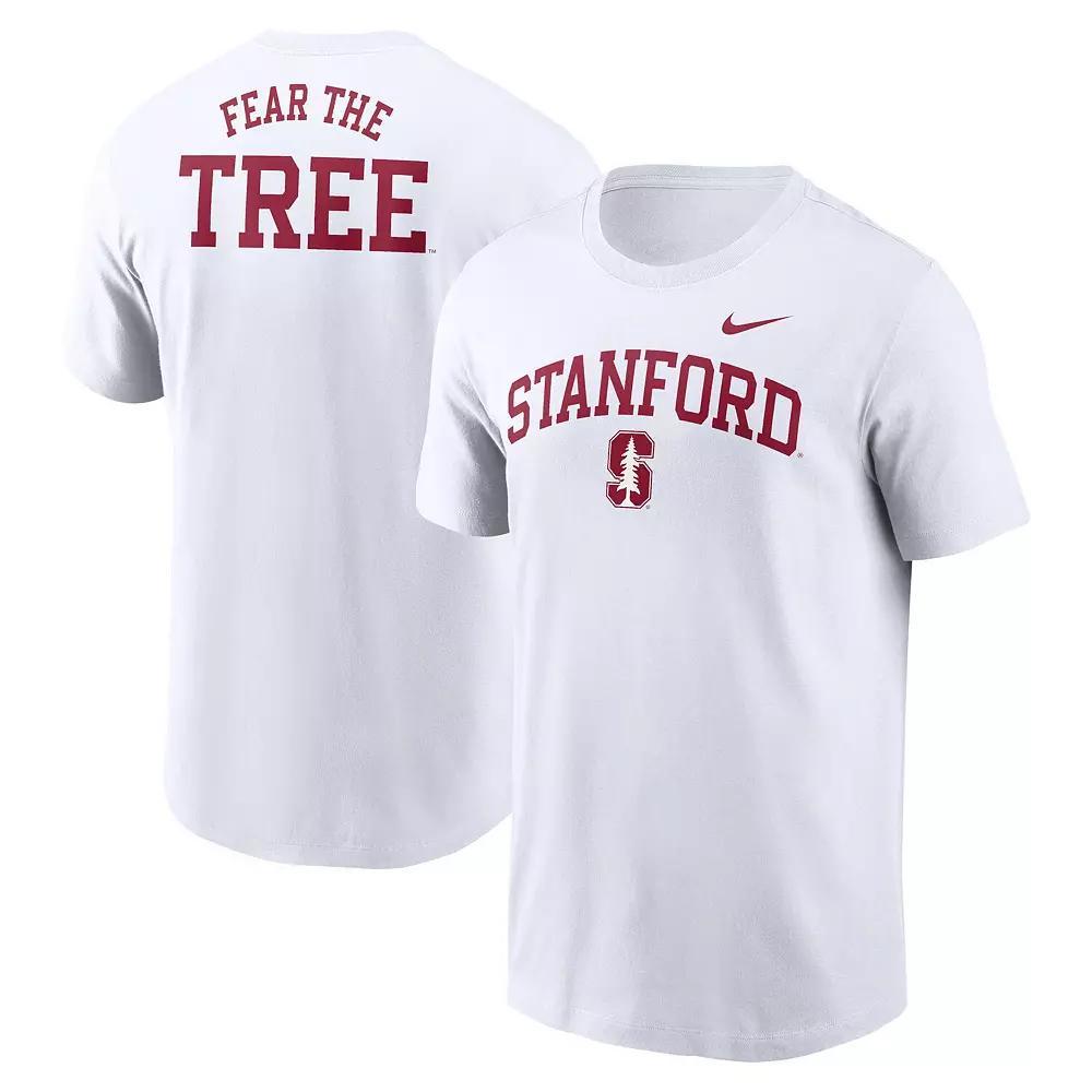 Men's Nike White Stanford Cardinal Blitz 2-Hit T-Shirt,  Product Image