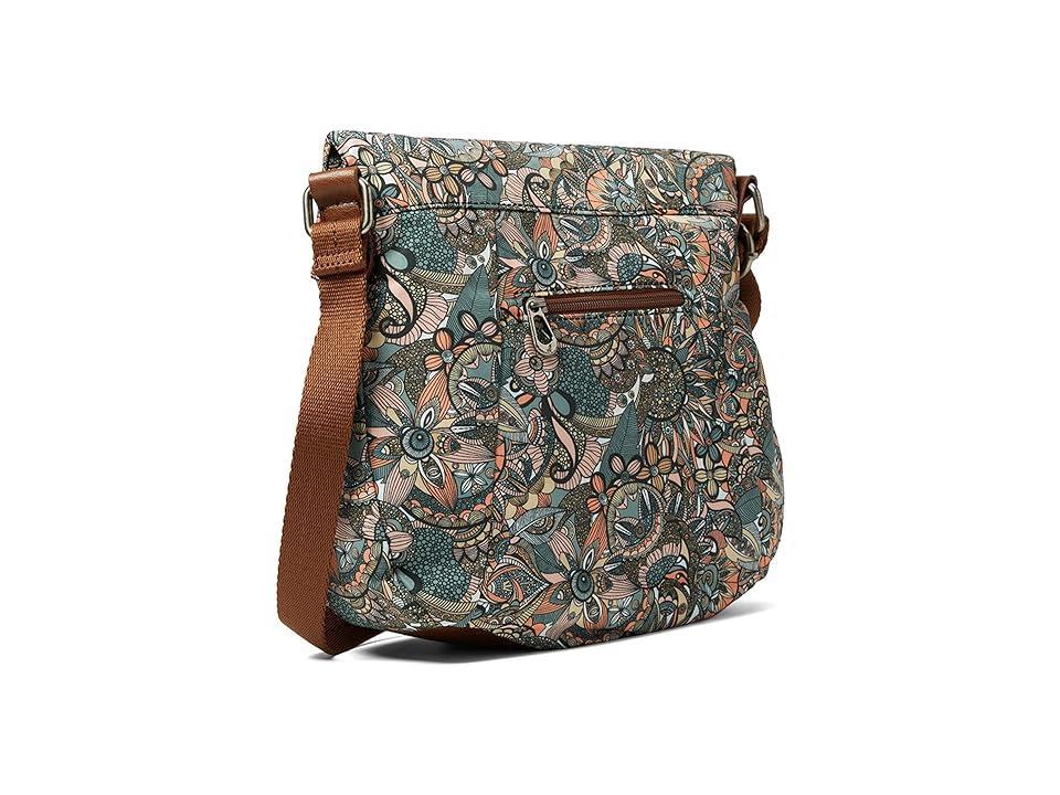 The Sak Artist Circle Foldover Crossbody (Royal Seascape) Cross Body Handbags Product Image