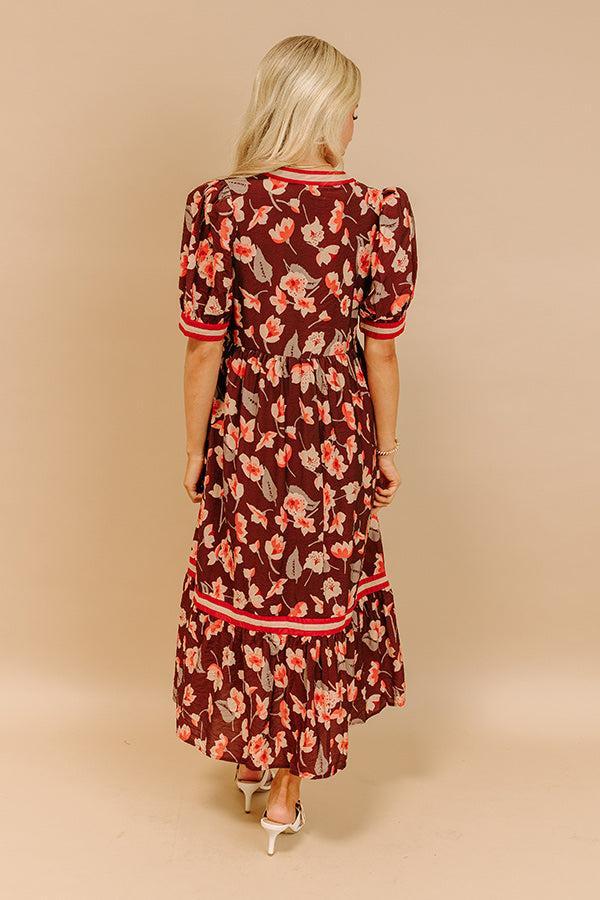 Harvest Blossom Floral Midi Dress Product Image