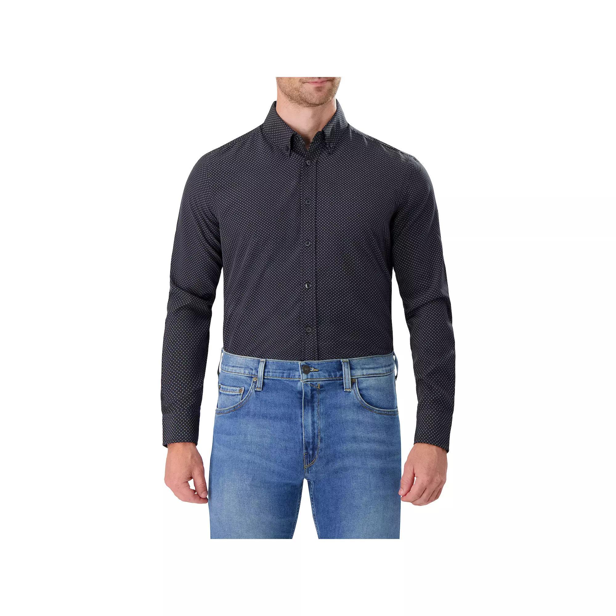 Men's Report Collection 4-Way Performance Button-Down Shirt,  Product Image