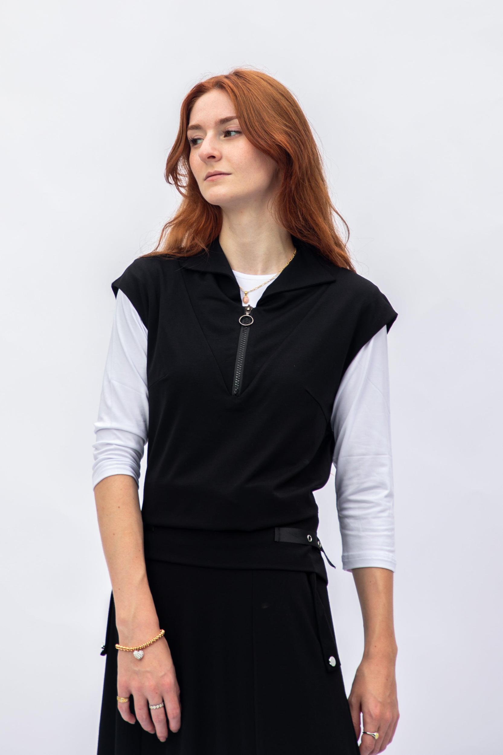 Jersey Half Zip Vest Product Image