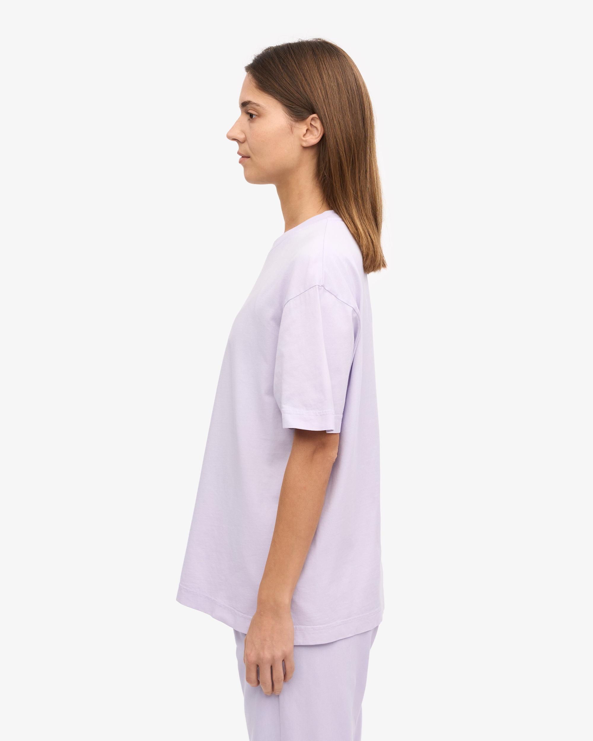 Oversized Organic T-Shirt - Soft Lavender Product Image