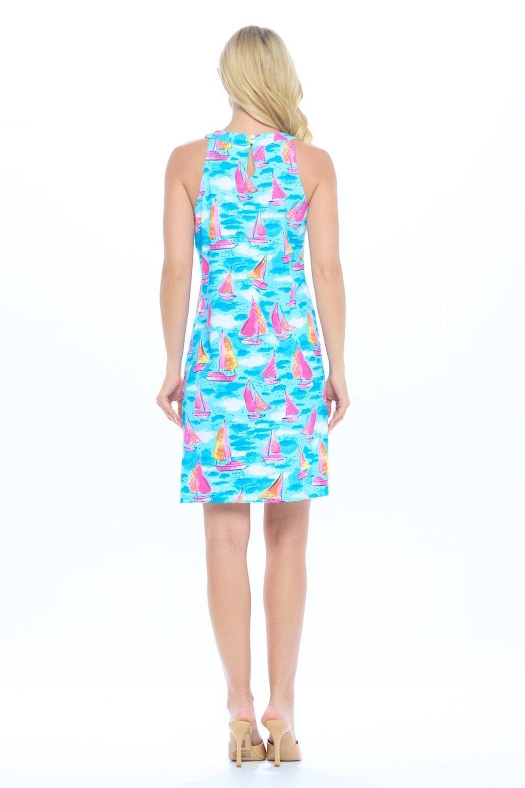 Sky Yoke Dress Product Image