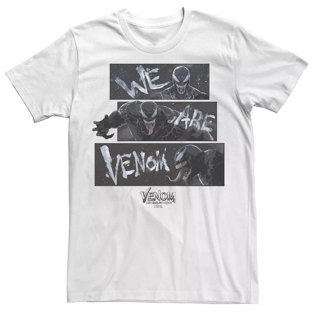 Big & Tall Marvel Venom: Let There Be Carnage We Are Venom Panels Tee, Men's, Size: XXL Tall, White Product Image