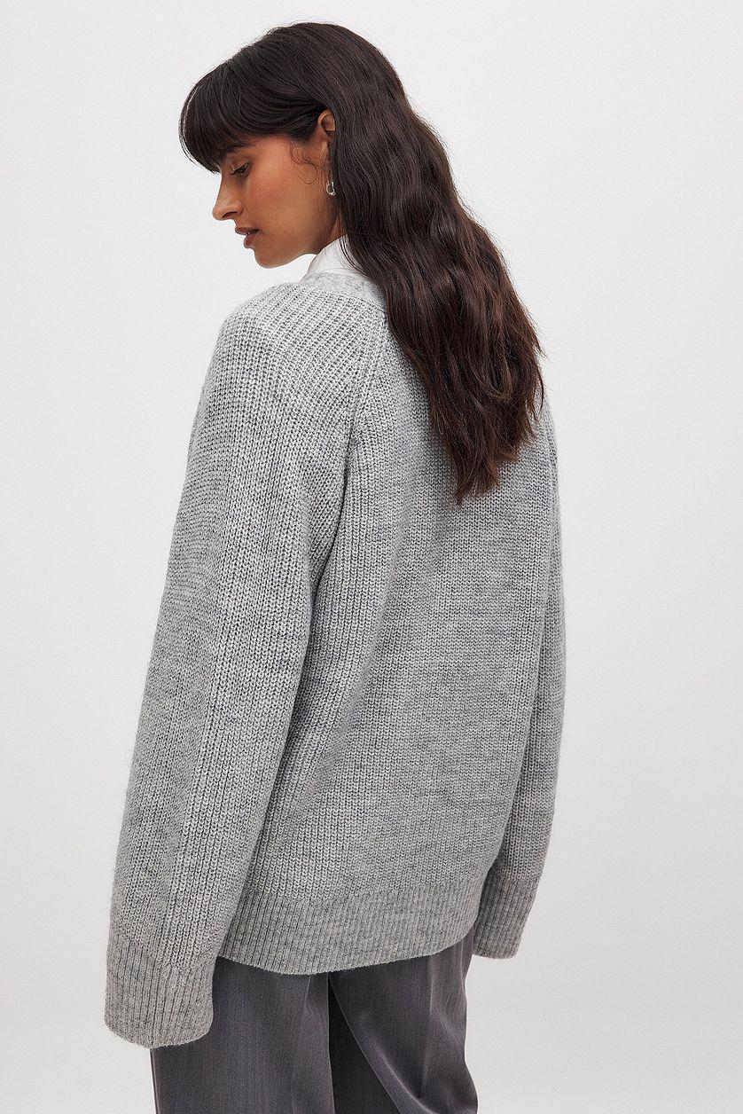 Oversized Knitted Cardigan Product Image