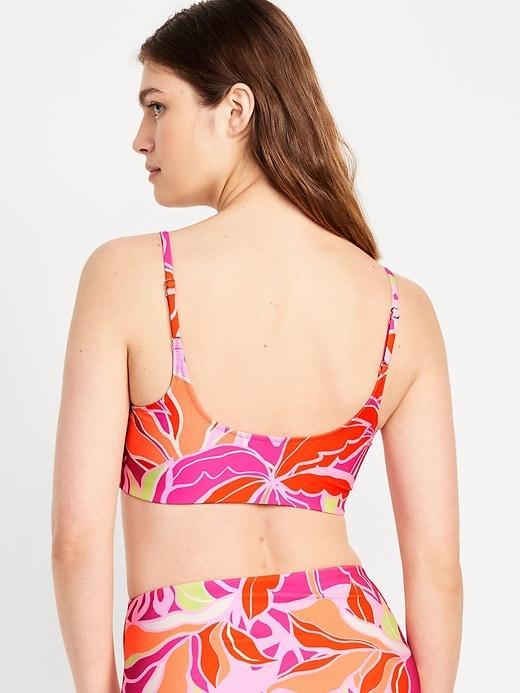 Scoop-Neck Bikini Swim Top Product Image