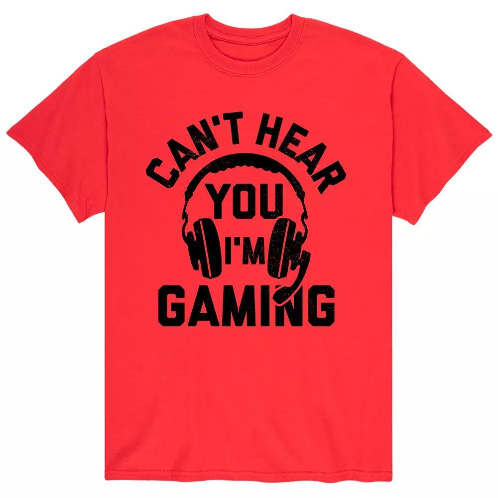 Men's Cant Hear You Gaming Tee,  Product Image