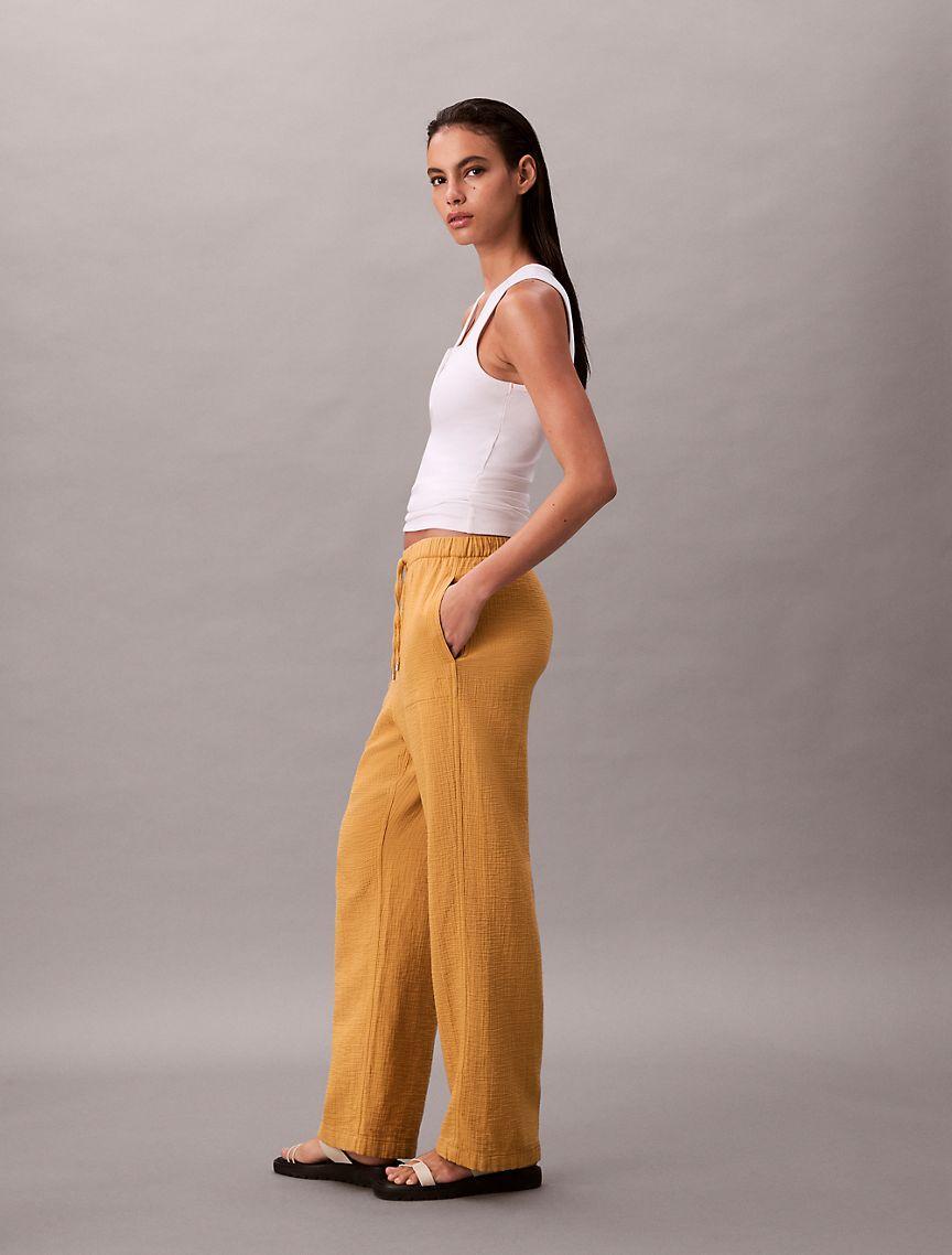 Double Gauze Pull-On Pants Product Image