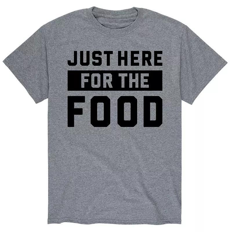 Men's Just Here For The Food Tee,  Product Image