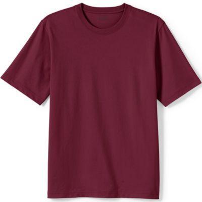 Men's Lands' End Super-T Short Sleeve T-Shirt, Size: XXL, Dark Grey Heather Product Image