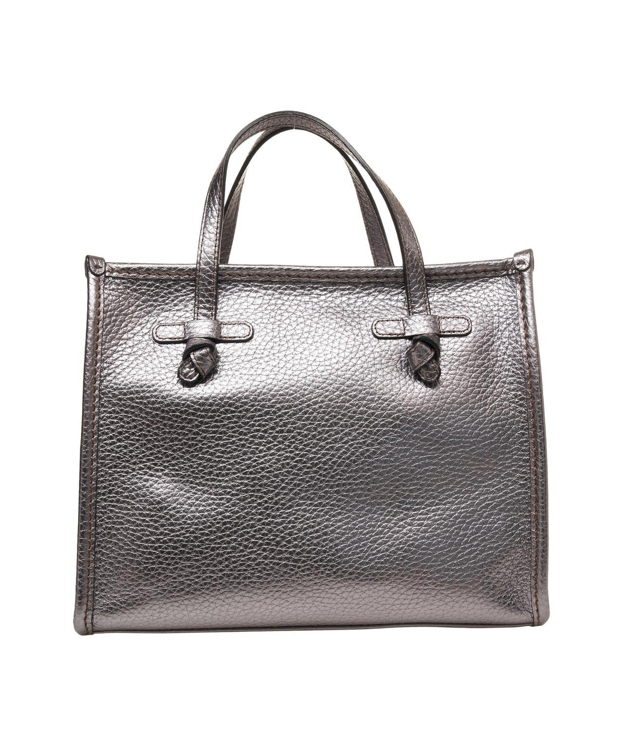 Grained leather hand bag Product Image