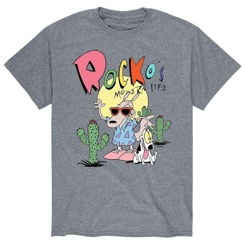 Mens Rockos Modern Life Rocko In The Desert Tee Product Image