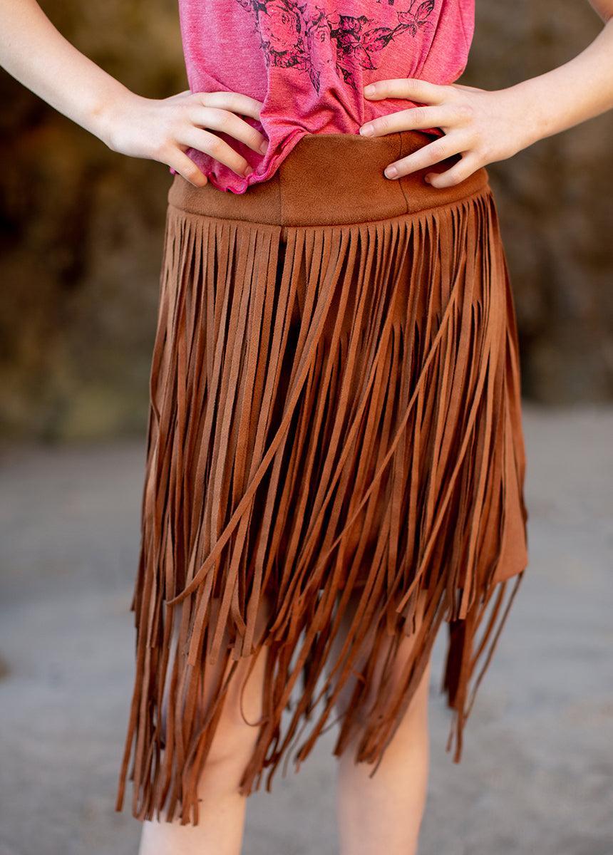 Weylyn Skirt in Pecan Girls Product Image