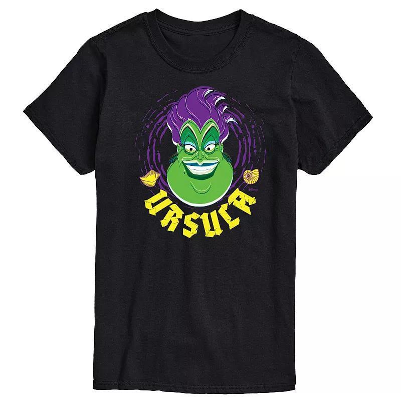 Disney Villains Ursula Men's Graphic Tee, Size: Small, Black Product Image