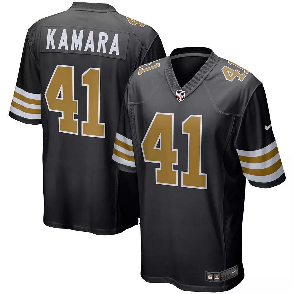 Men's Nike Alvin Kamara Black New Orleans Saints Alternate Game Jersey,  Product Image