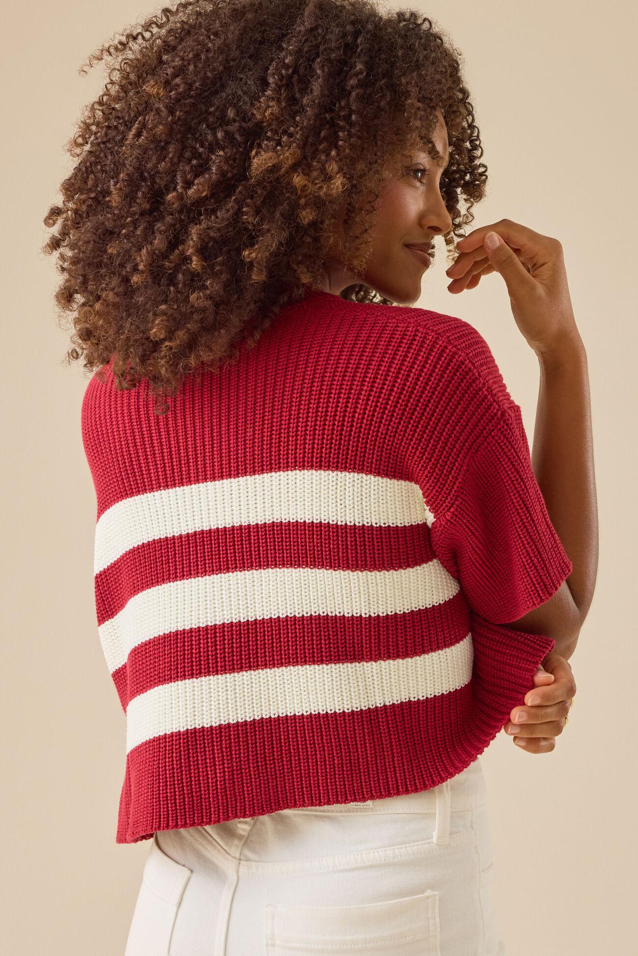 Ricki Striped Boxy Sweater Product Image