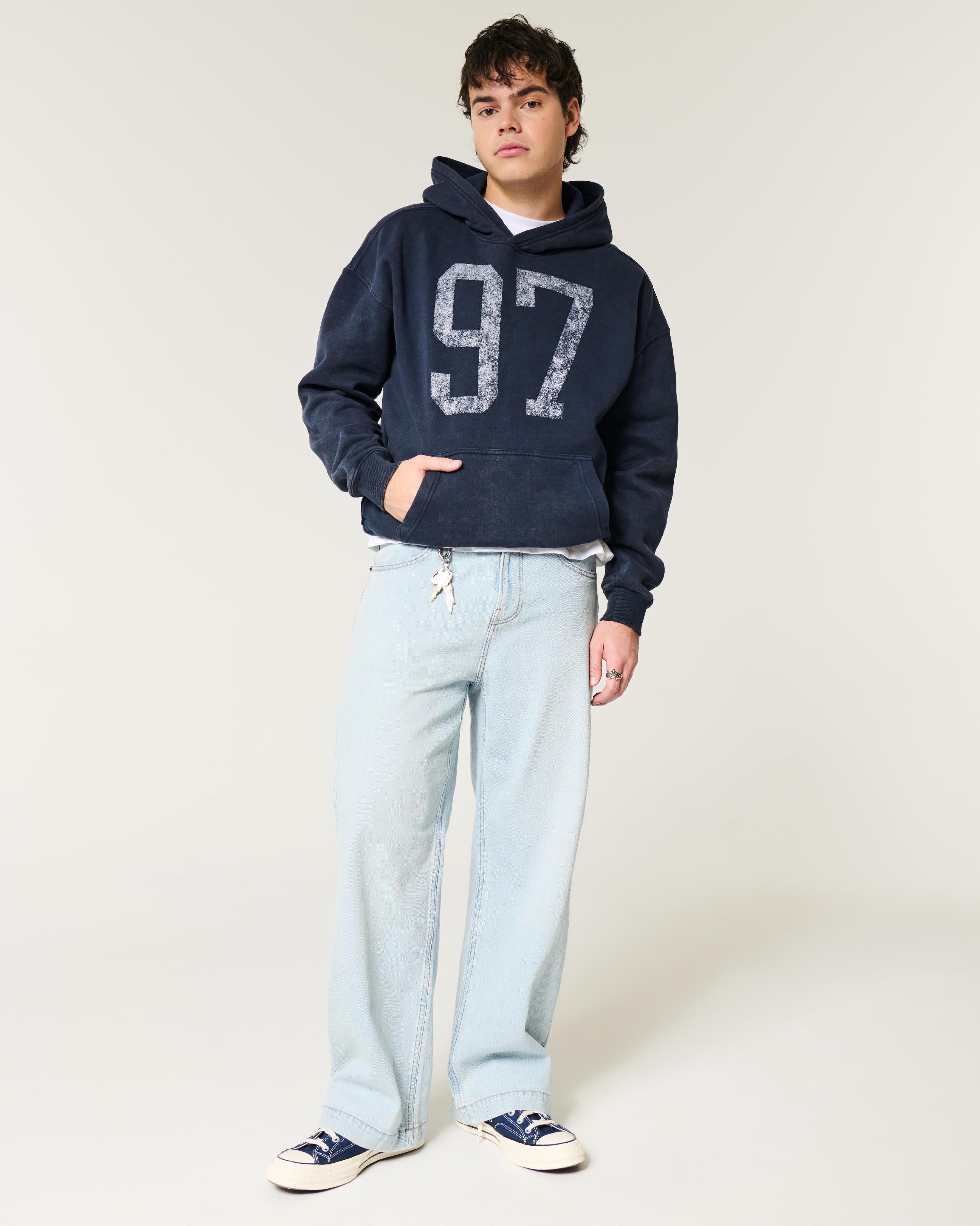 Boxy Washed Hoodie Product Image