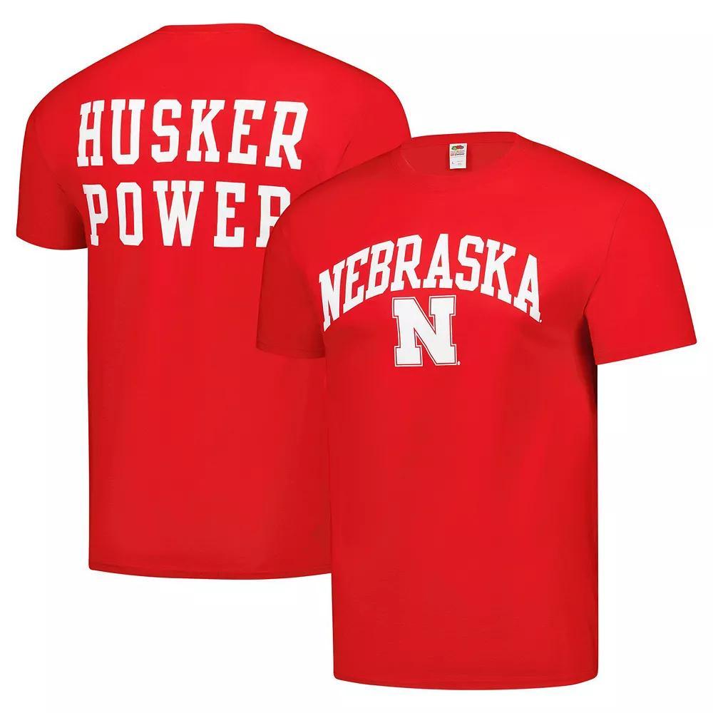 Men's Scarlet Nebraska Huskers Basic Mascot T-Shirt, Size: XL, Red Product Image