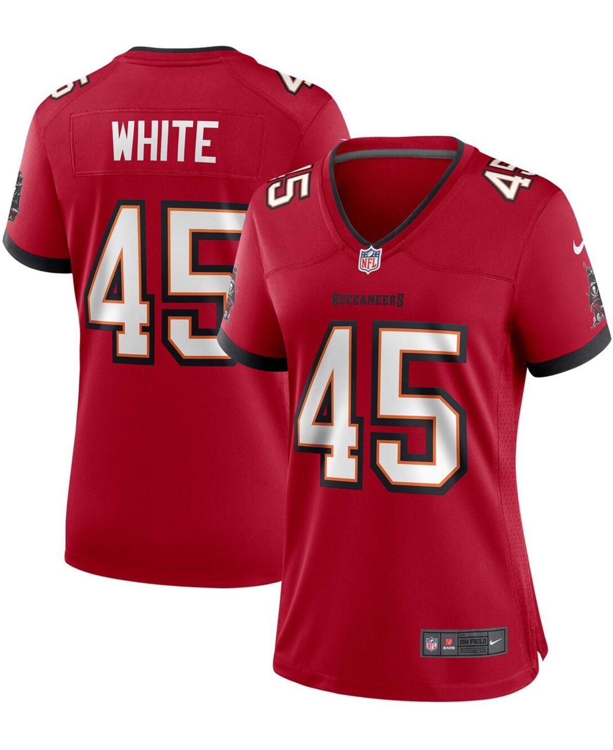 Women's Nike Devin White Red Tampa Bay Buccaneers Game Player Jersey, Size: Small Product Image