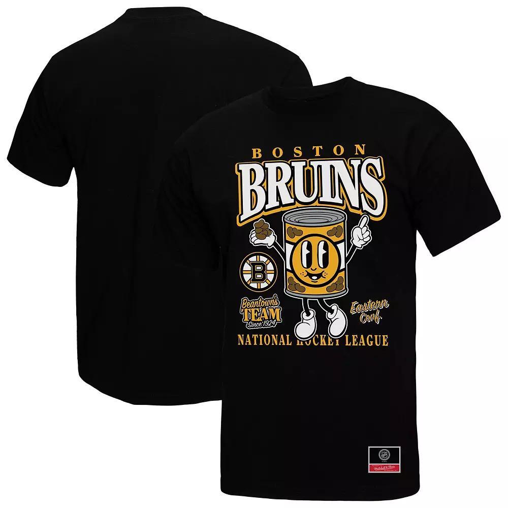 Men's Mitchell & Ness Black Boston Bruins Local Food T-Shirt,  Product Image