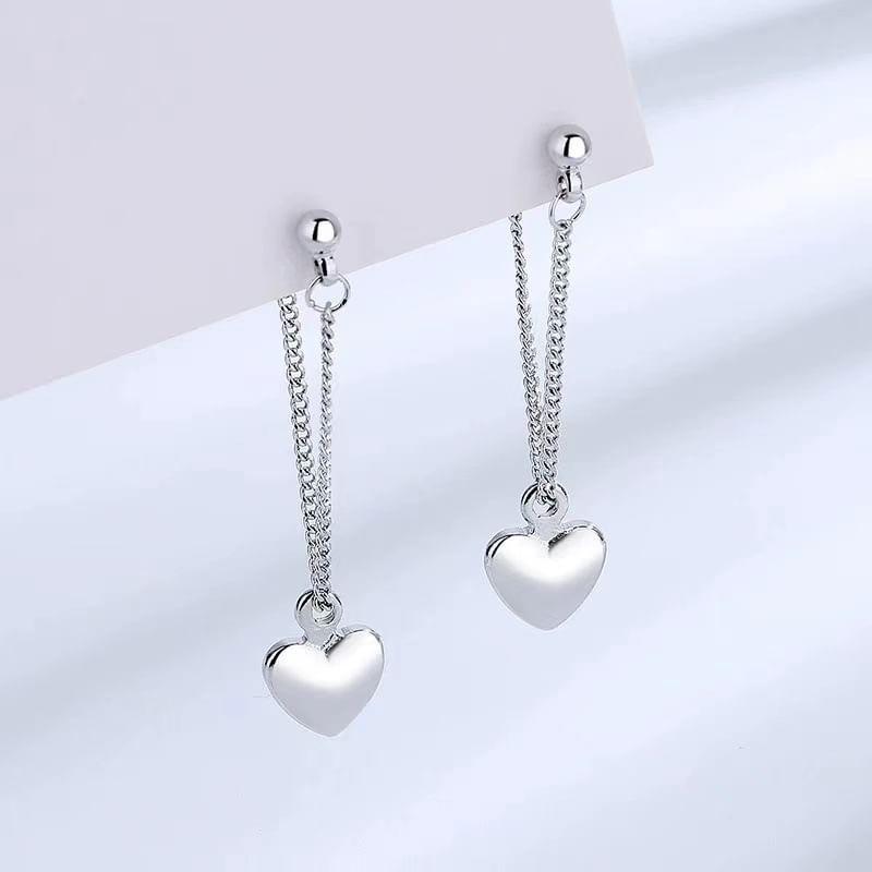 Heart Threader Earring Product Image