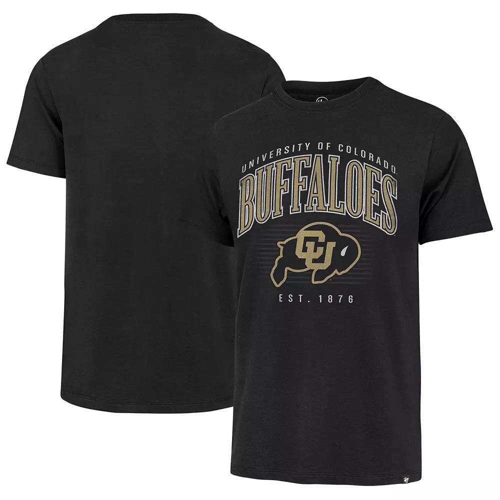 Men's '47 Black Colorado Buffaloes Arch Logo Franklin T-Shirt,  Product Image