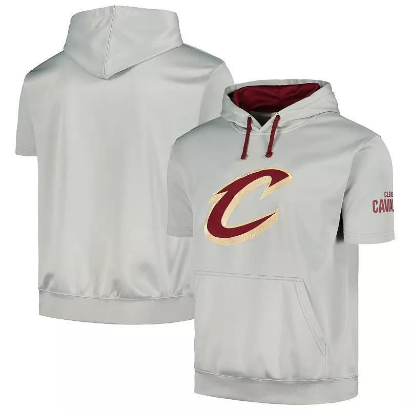 Mens Fanatics Branded /Wine Cleveland Cavaliers Short Sleeve Pullover Hoodie Product Image